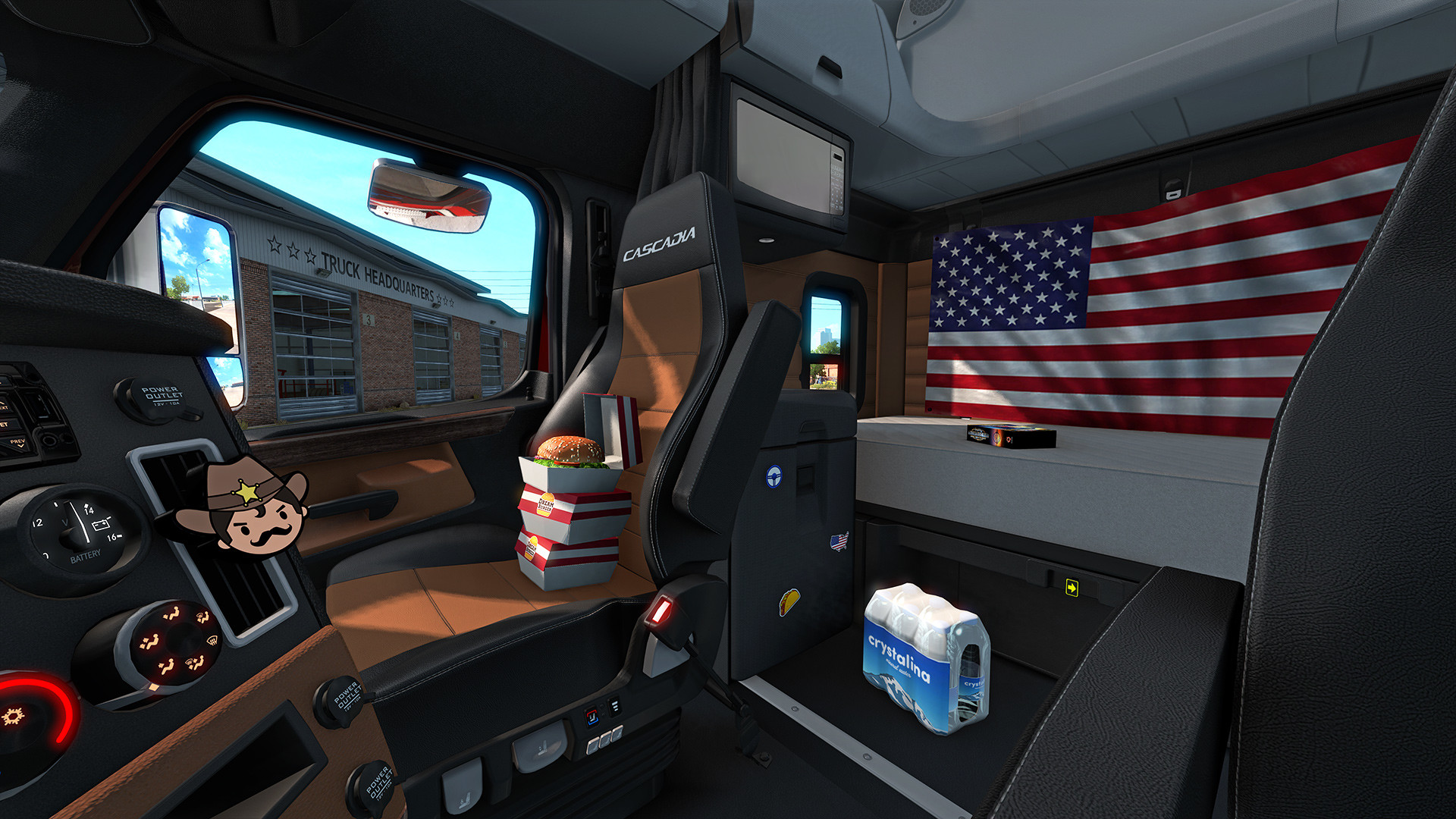 American Truck Simulator - Cabin Accessories DLC Steam CD Key 124.46 $