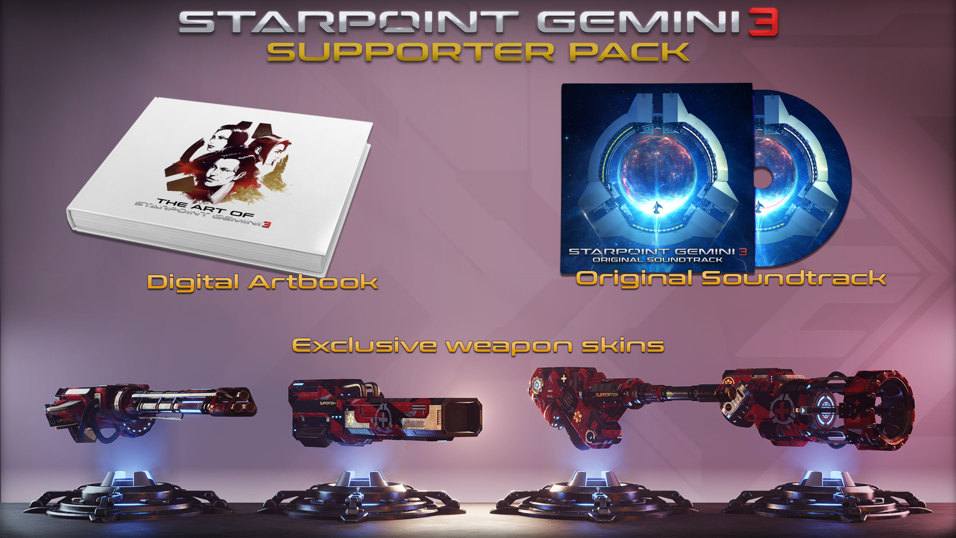Starpoint Gemini 3 - Supporter Pack DLC Steam CD Key 0.89 $