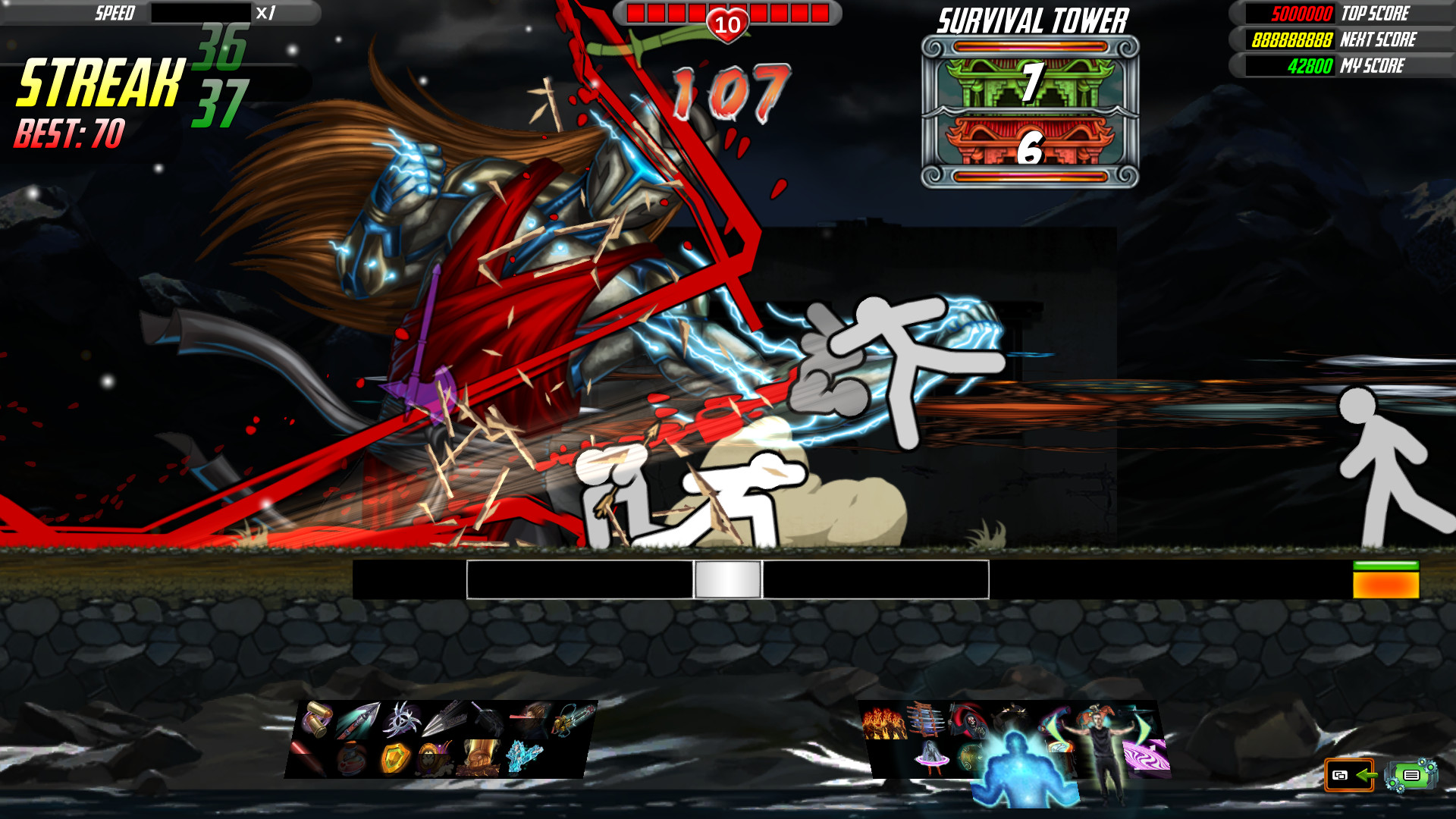 One Finger Death Punch 1 + 2 Combo Pack Steam CD Key 1.86 $