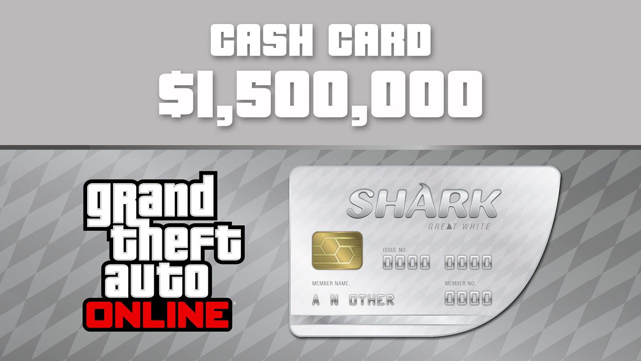 Grand Theft Auto Online - $1,500,000 Great White Shark Cash Card PC Activation Code EU 12.53 $