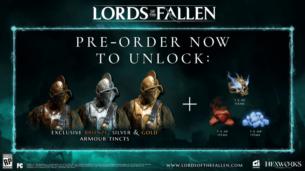 Lords of the Fallen (2023) - Pre-Order Bonus DLC EU Steam CD Key 2.9 $