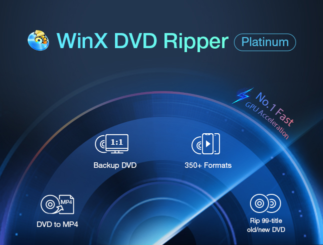 WinX DVD Ripper Platinum 1-Year Key 40.57 $