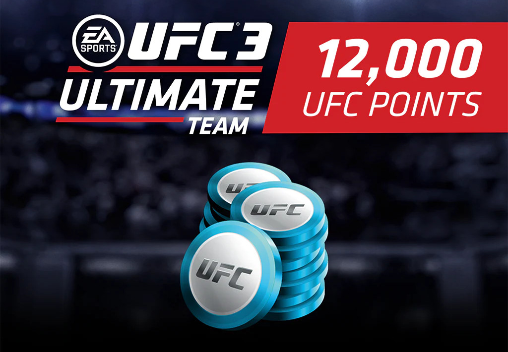 UFC 3 - 12000 Points XBOX One / Xbox Series X|S CD Key 42.93 $