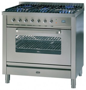 ILVE T-90W-VG Stainless-Steel Dapur foto