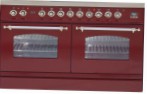 ILVE PDN-120S-MP Red Virtuves Plīts