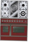 ILVE QDC-90VW-MP Red Кухонная плита