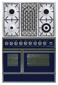 ILVE QDC-90BW-MP Blue Virtuvės viryklė nuotrauka
