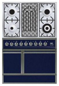 ILVE QDC-90B-MP Blue Σόμπα κουζίνα φωτογραφία