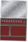 ILVE QDCI-90-MP Red Virtuves Plīts