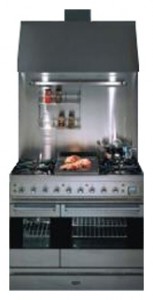 ILVE PD-90B-VG Stainless-Steel Estufa de la cocina Foto