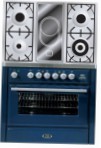 ILVE MT-90VD-VG Blue Virtuves Plīts