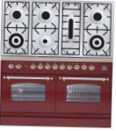 ILVE PDN-1207-VG Red Kitchen Stove