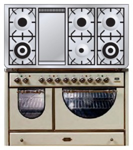 ILVE MCSA-120FD-VG Antique white 厨房炉灶 照片