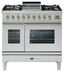 ILVE PDW-90F-VG Stainless-Steel Cuisinière Photo