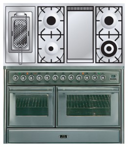 ILVE MTS-120FRD-E3 Stainless-Steel Fogão de Cozinha Foto