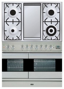 ILVE PDF-100F-VG Stainless-Steel Σόμπα κουζίνα φωτογραφία