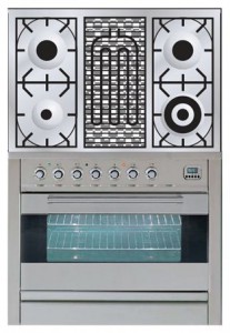 ILVE PF-90B-VG Stainless-Steel Kitchen Stove Photo