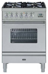 ILVE PW-60-VG Stainless-Steel Kitchen Stove Photo