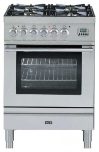 ILVE PL-60-VG Stainless-Steel Fornuis Foto