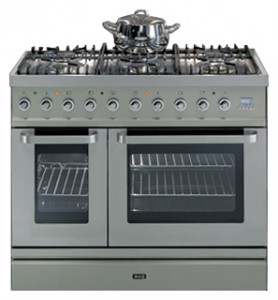 ILVE TD-90CL-VG Stainless-Steel Fornuis Foto