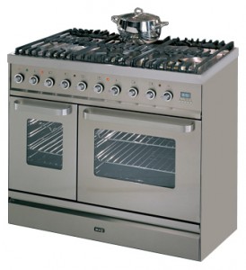 ILVE TD-90CW-MP Stainless-Steel Cuisinière Photo