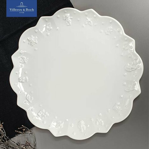 Тарелка новогодняя 34 см, Toy's Delight Royal Classic, Villeroy & Boch, Премиум-Фарфор фото