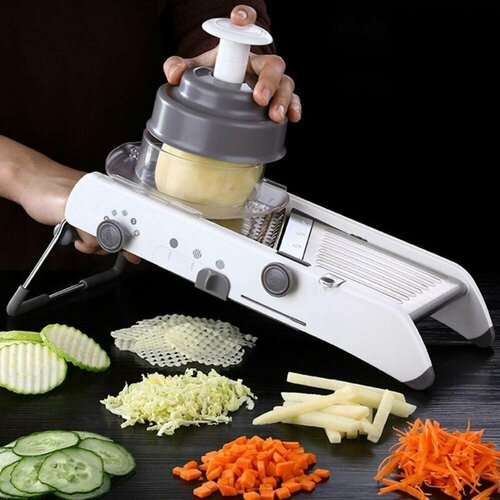 Овощерезка Смарт-Терка Mandoline Slicer (18 видов размеров нарезки), Слайсер терка , Шинковка, Измельчитель для овощей и фруктов фото