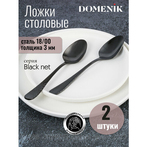 Ложка столовая BLACK NET 2шт фото