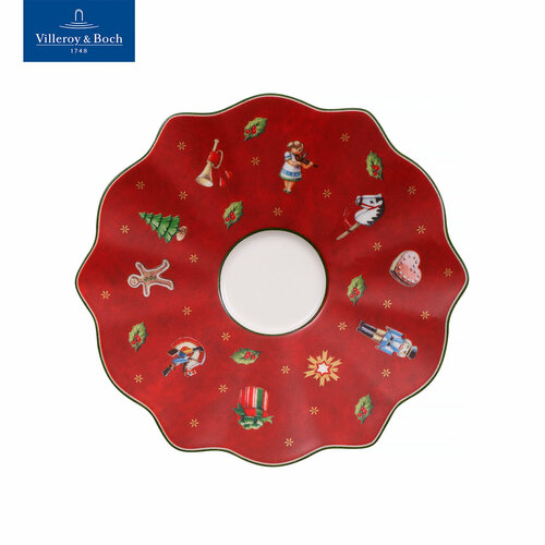 Блюдце новогоднее 13 см, Toy's Delight, Villeroy & Boch, Премиум-Фарфор фото