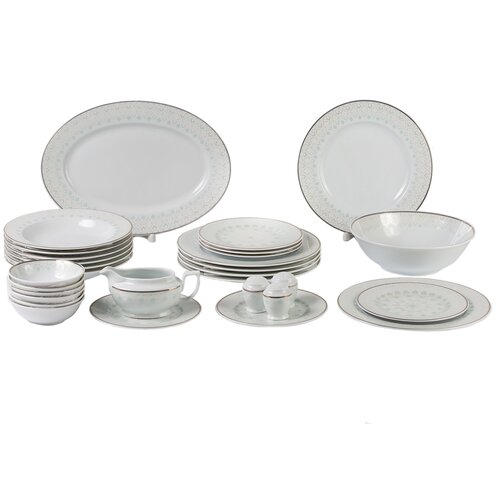 Сервиз столовый. Wertvolleperle Germany. Best 30 Pcs dinner set (Столовый набор 30 предметов) на 6 персон фото