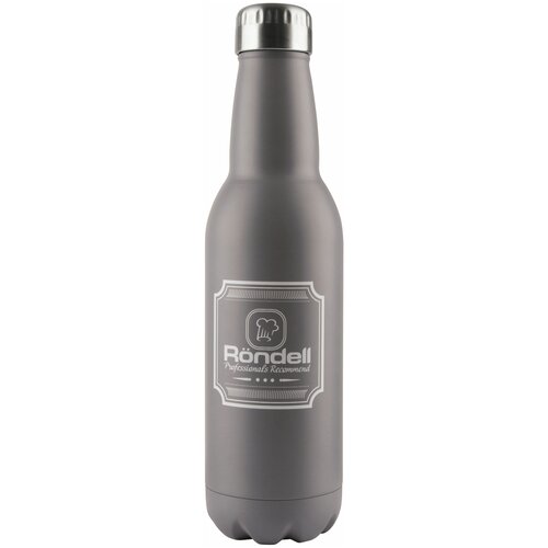 Термобутылка Rondell Bottle, 0.75 л, grey фото