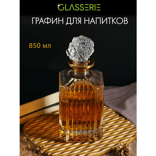 Штоф для крепких напитков GLASSERIE SPIRIT OF LION 850мл фото