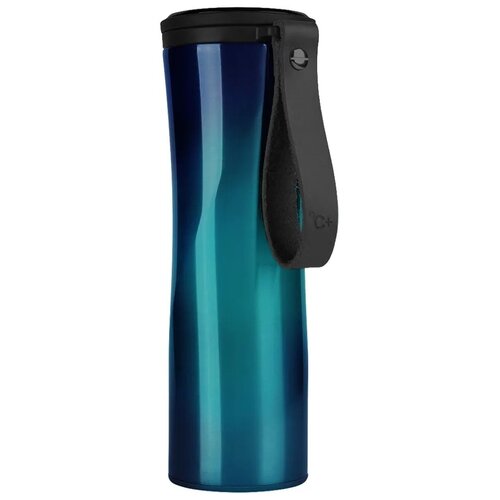 Термокружка KKF Kiss Kiss Fish MOKA Smart Cup OLED, 0.43 л, синий фото