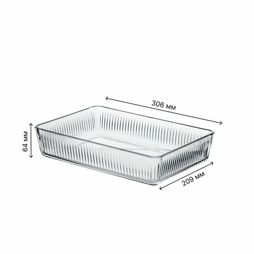 Жаропрочная форма, блюдо прямоугольное для запекания, выпечки 306*209мм 3л. В брендовой упаковке, подходит для подарка. Турция. фото