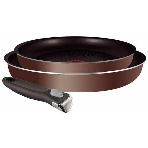 Набор посуды Tefal Ingenio Brown Handle 3 предмета 24/28 см 04217820 фото