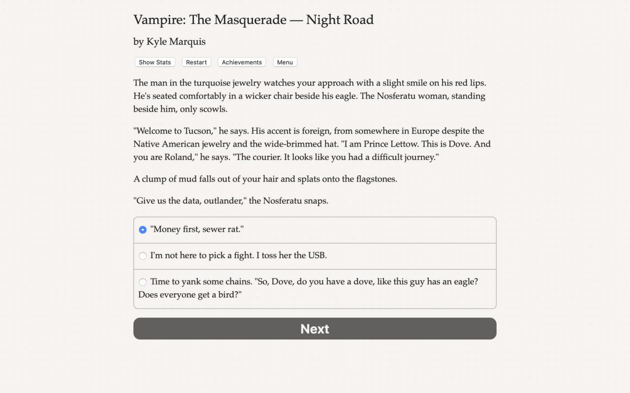 Vampire: The Masquerade - Night Road Steam CD Key 10.21 $