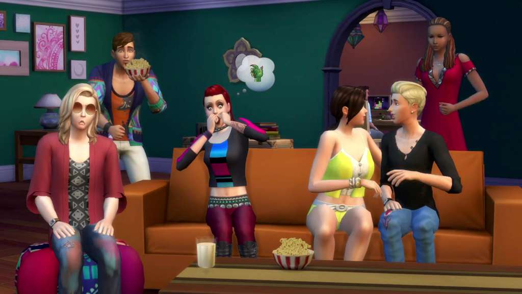 The Sims 4 - Movie Hangout Stuff DLC EU Origin CD Key 9.41 $