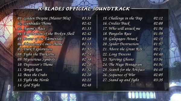 X-Blades - Soundtrack DLC Steam CD Key 0.55 $