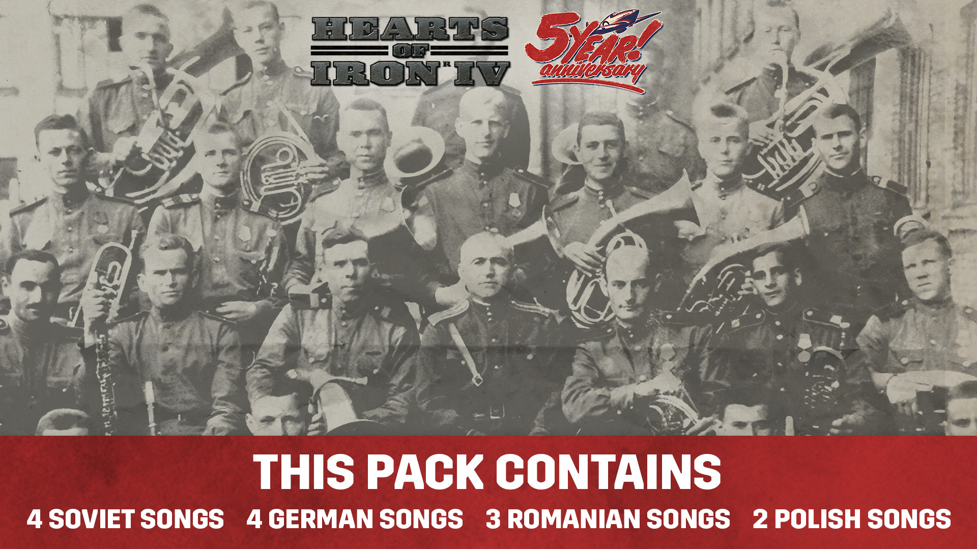 Hearts of Iron IV - Eastern Front Music Pack DLC Steam CD Key 3.15 $