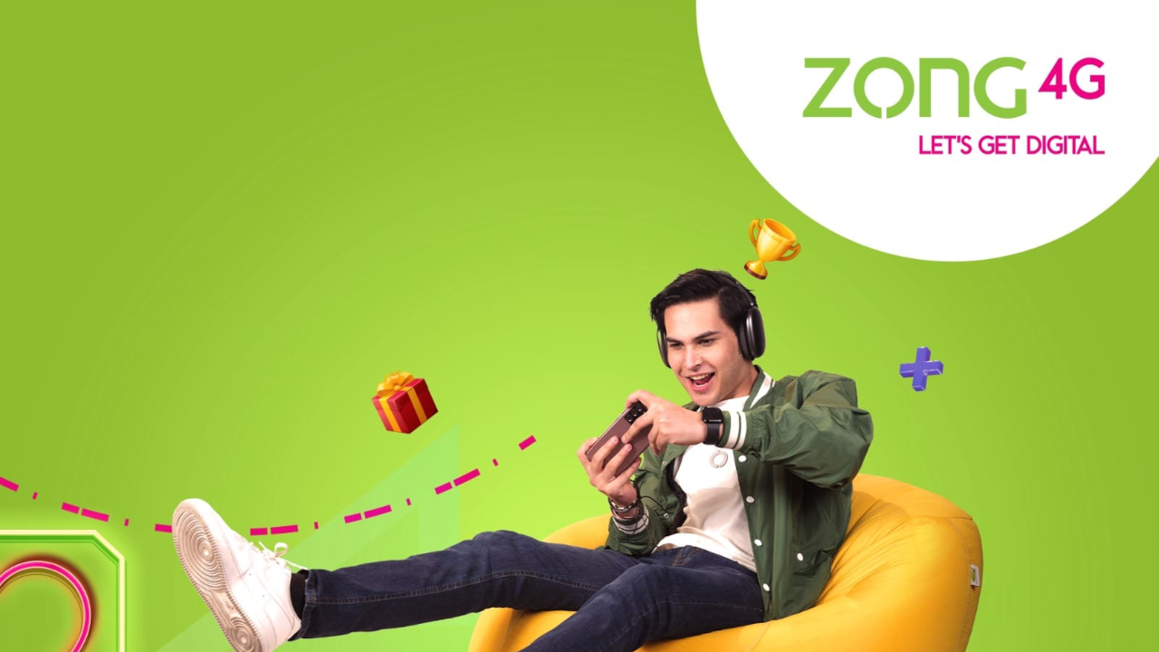 Zong 525 PKR Mobile Top-up PK 2.14 $