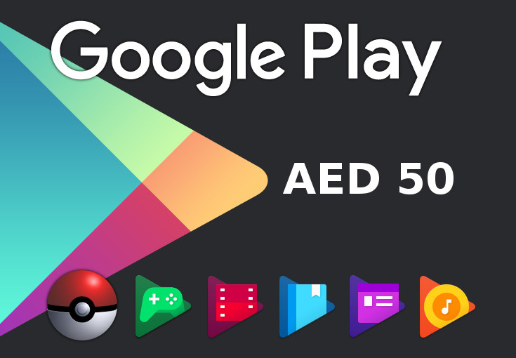 Google Play AED 50 AE Gift Card 15.67 $