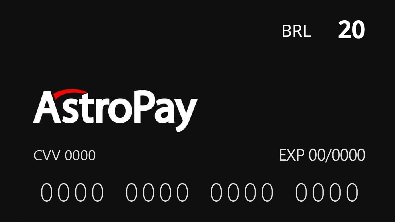 Astropay Card R$20 BR 5.95 $