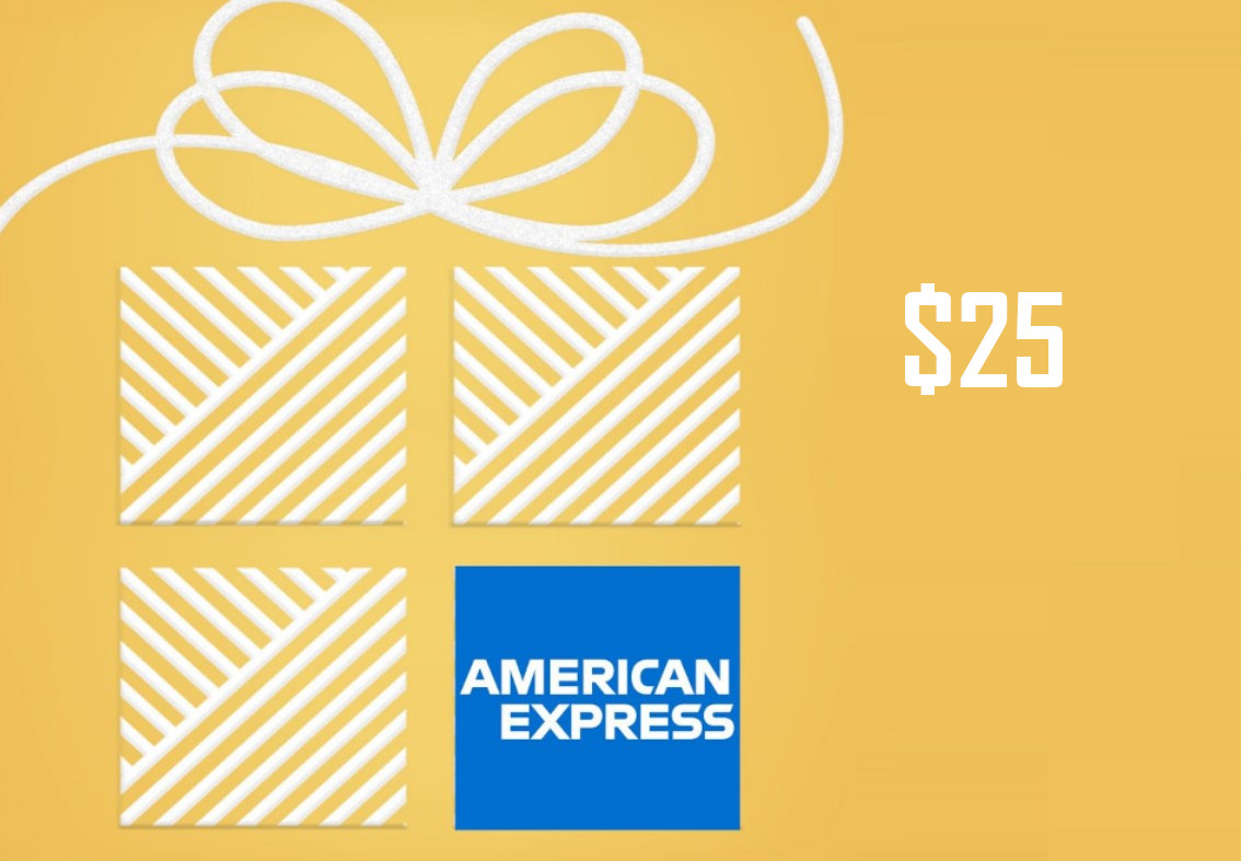 American Express $25 USD Gift Card 33.25 $