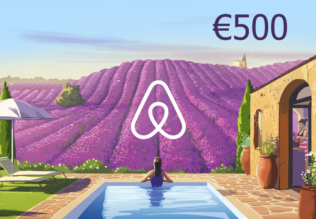 Airbnb €500 Gift Card AT 625.53 $