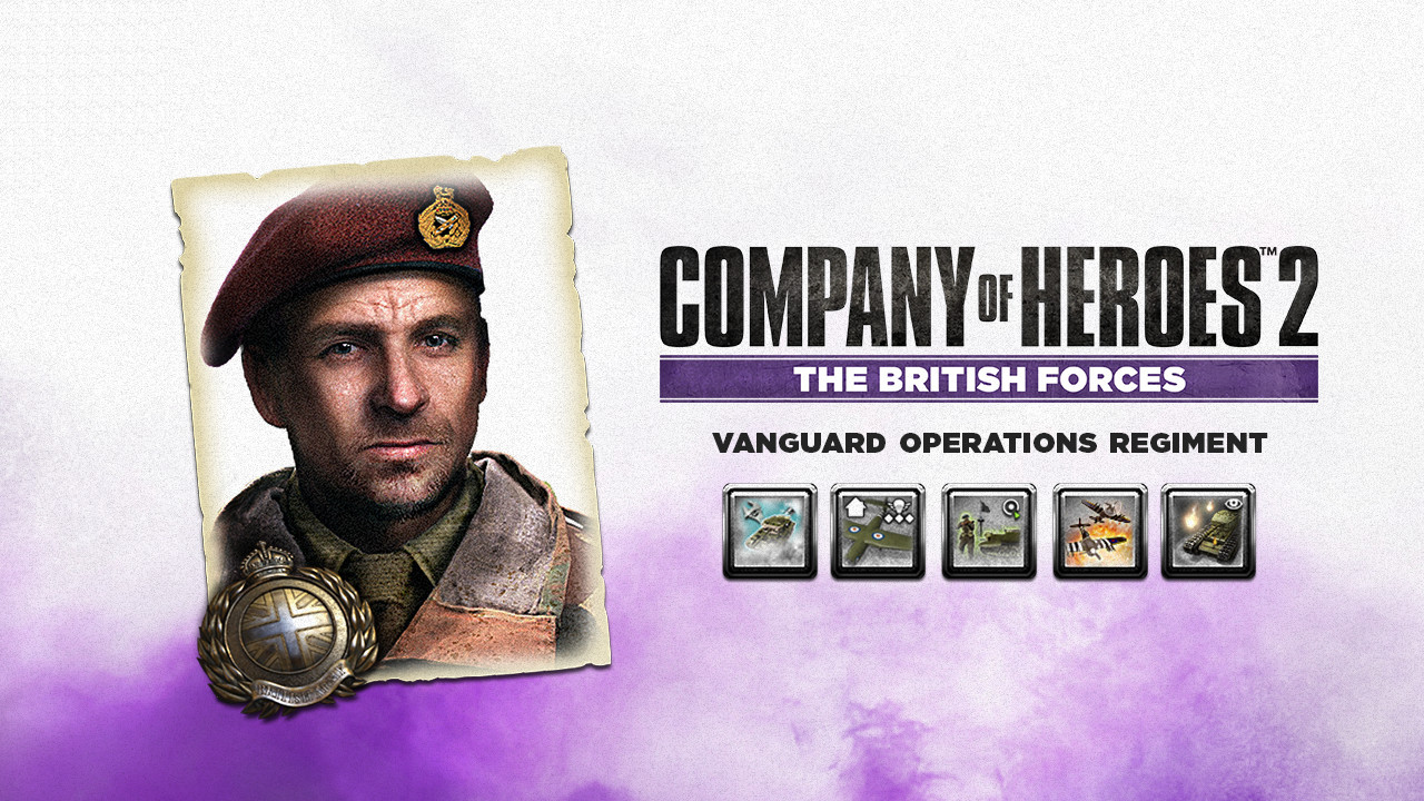 Company of Heroes 2 - British Commander: Vanguard Operations Regiment DLC Steam CD Key 0.78 $