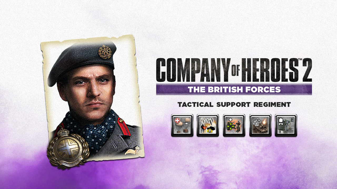 Company of Heroes 2 - British Commander: Tactical Support Regiment DLC Steam CD Key 0.78 $