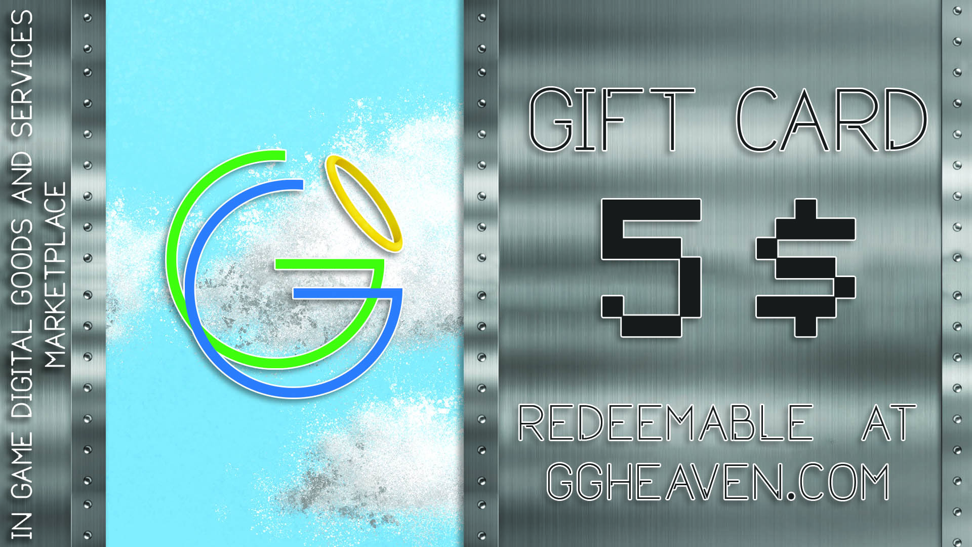 GGHeaven.com 5$ Gift Card 6.27 $