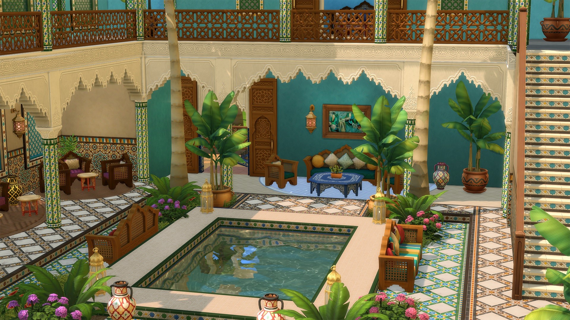 The Sims 4 - Courtyard Oasis Kit DLC Origin CD Key 5.28 $
