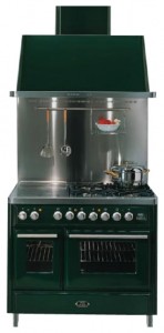 ILVE MTD-100B-VG Green Virtuvės viryklė nuotrauka