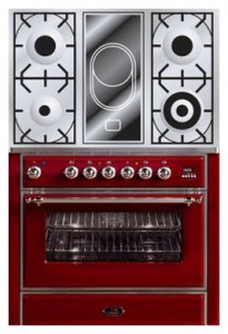 ILVE M-90VD-VG Red Fogão de Cozinha Foto